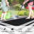 Outdoor Area Rug 9' x 18' Reversible Waterproof Polypropylene Patio Mat with UV Fade Resistance and Corner Loops for Deck, Balcony, Camping or Beach Use-742022076-742022072