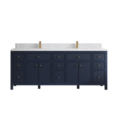 Ensemble de meuble-lavabo double 84 po Sonoma