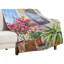 Jeté en flanelle de luxe Bougain-134400049
