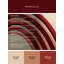 Tapis rouge chic et luxueux en velours rouge lavable à la machine Oweda-512141559