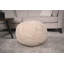 Pouf rond en coton Bordeaux, lavande-1730134611