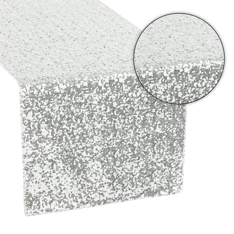Allen Table Runner, Silver
