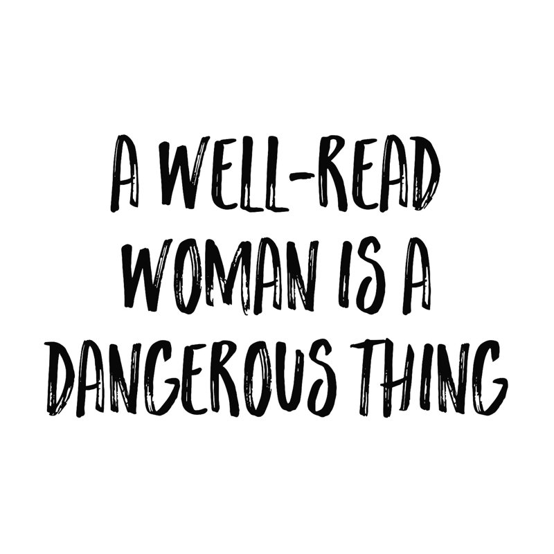 «Dangerous Woman», art textuel sur toile tendue, H 36 po x l 36 po