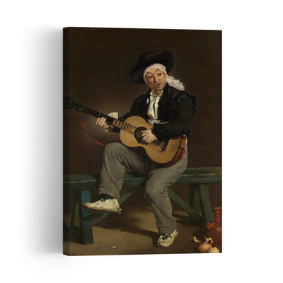 La chanteuse espagnole, 1860 - Reproduction d'art mural contemporain