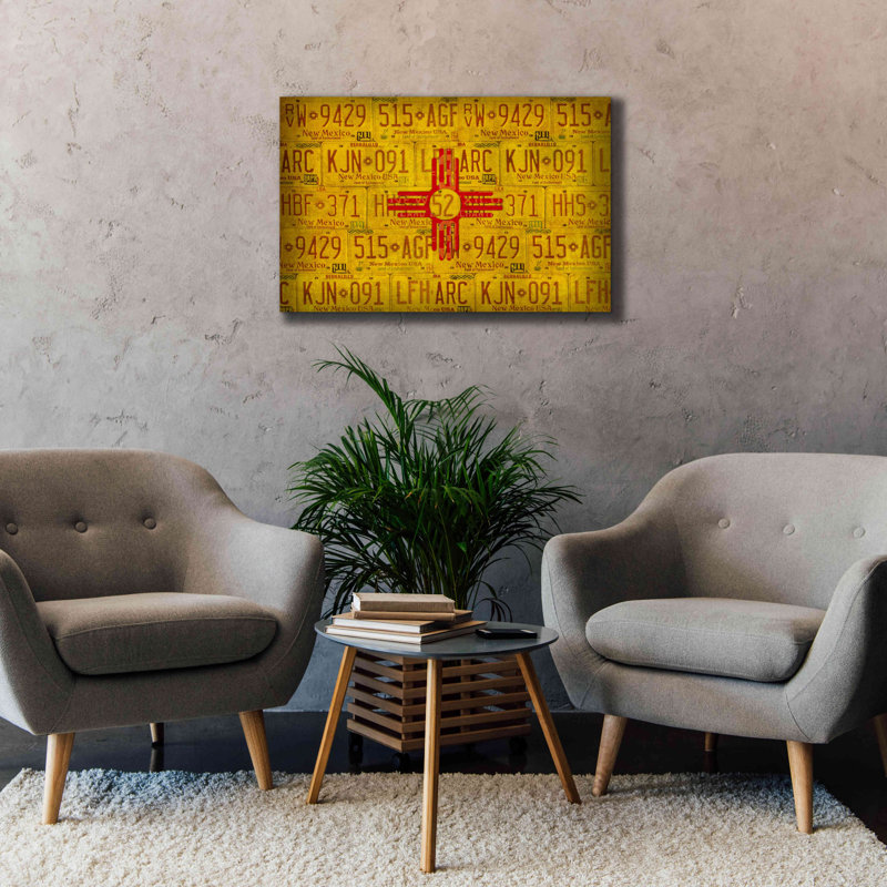 «New Mexico State Flag» par Design Turnpike, H 26 po x l 40 po x P 1,5 po