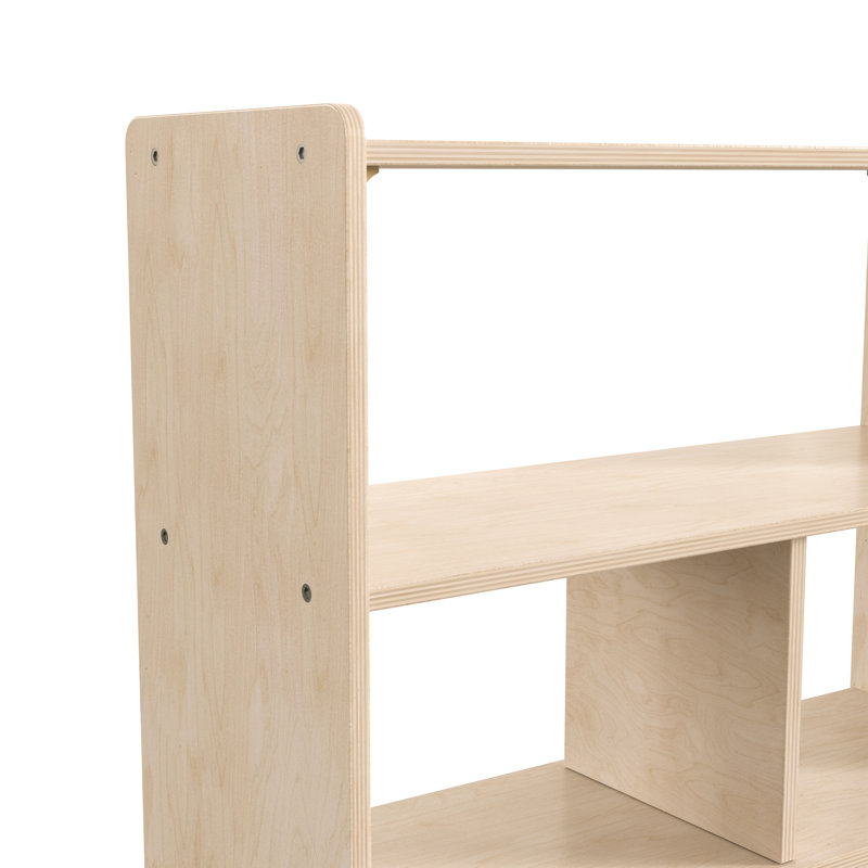 Unité de rangement ouverte modulaire en bois de classe commerciale Mess