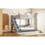 Lit escamotable double sur double avec lève-personne hydraulique et conception de bureau