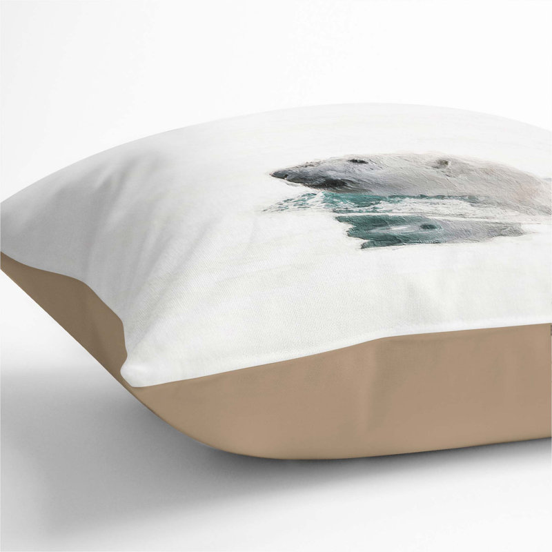 Square Throw Cushion, 55cm H x 55cm W x 20cm D, Stone