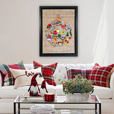 Stunning Decorative Framed Canvas Painting, 18.5 x 26.4 inches | 100% Suede Canvas, Thickness: 1.4 inches | Vibrant Digital Printing, Ready to Hang with Built-in Mounting | Perfect for Living Room & Office Décor