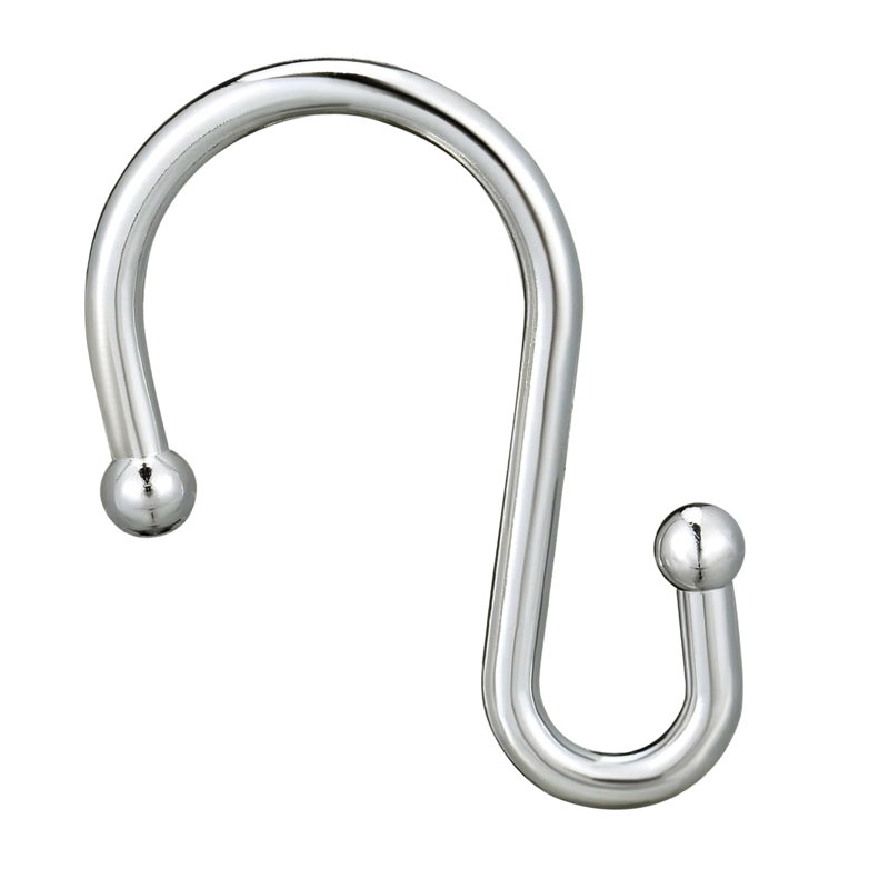 Ensemble de 12 pièces - Anneaux de rideaux de douche robustes en métal antirouille, Satin