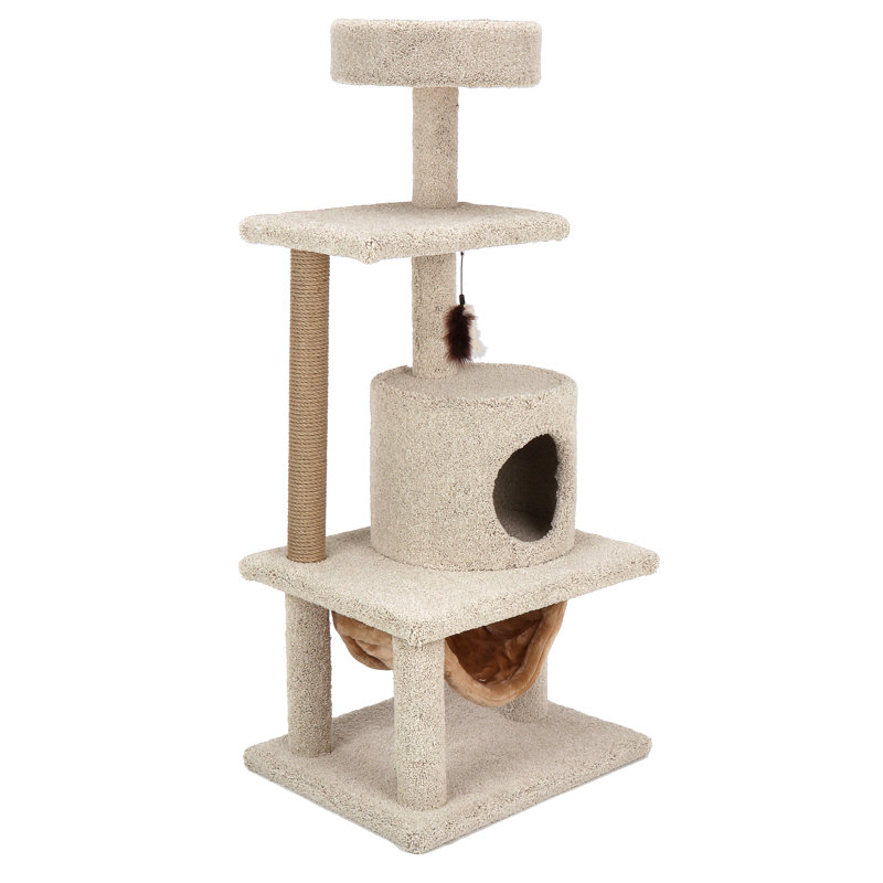 55'' H Kitty-Quick Cat Tree