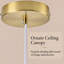 1 - Light Antique Brass Pendant