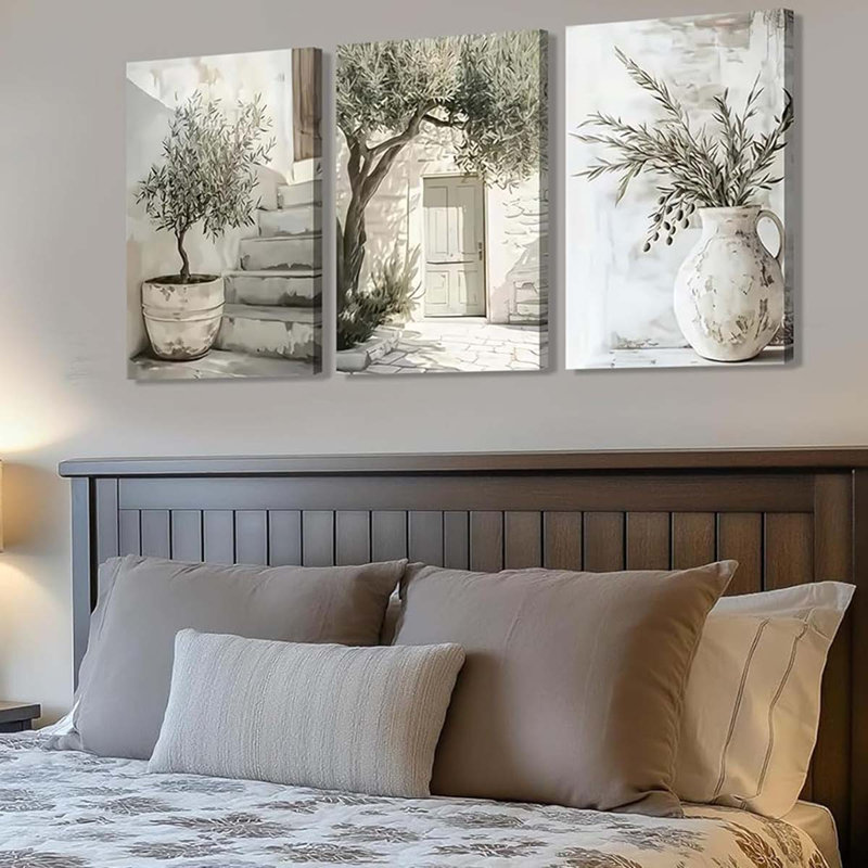 3 Piece Wrapped Canvas Print, 60 cm H x 120 cm W