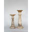 9'' H Wood Tabletop Candlestick