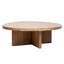 Harley Solid Reclaimed Pine Wood Coffee Table, Medium Brown