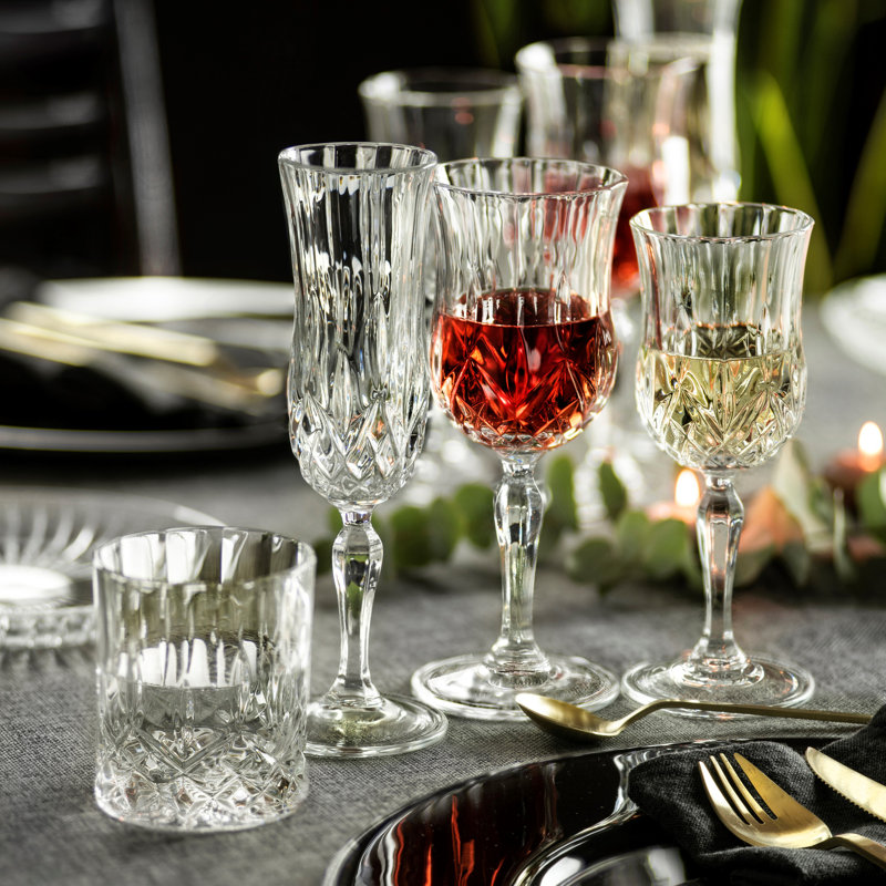 Majestic Crystal 5.4 oz Clear Glass Goblet Set of 6