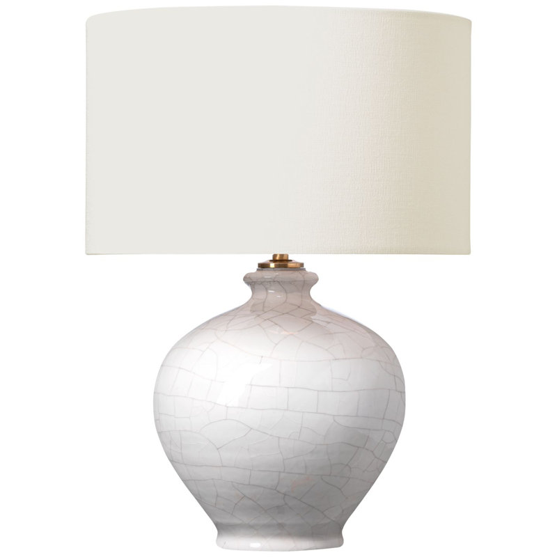 Gaios Cordless LED Table Lamp by AERIN, Crackled Ivory