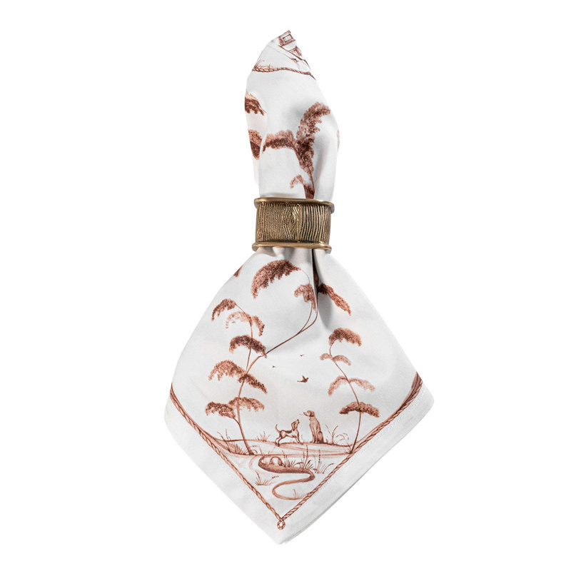 Country Estate Harvest Napkin, Sepia