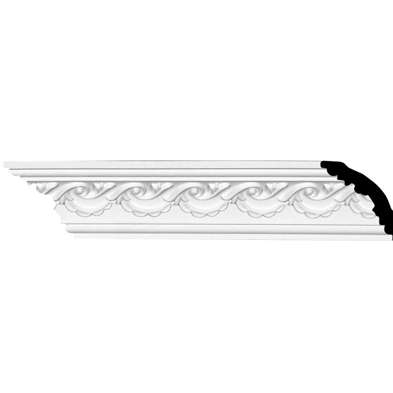 Versailles White Primed Urethane Crown Moulding 94.5 in