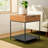 Theo Solid Wood End Table with Storage