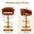 24"-32" Swivel Adjustable Height Upholstered Low Back Bar & Counter Stool-892519397-892519392