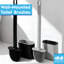 Harbour Housewares Wall-Mounted Toilet Brushes and Holders Set - Pack of 2-126039222