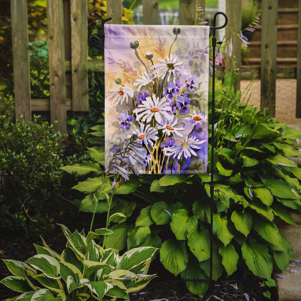Federal Daisies by Maureen Bonfield 2-Sided Garden Flag August Grove® 