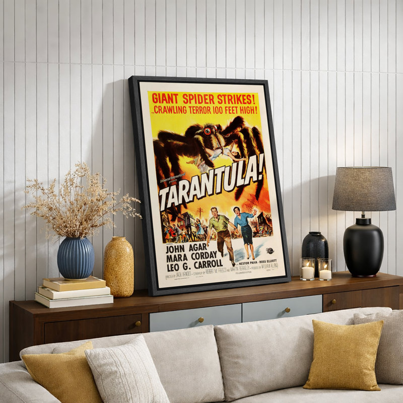 «Tarantula Classic Sci Fi Horror», affiche d'art de film, créature rétro, images encadrées sur toile, estampe numérique