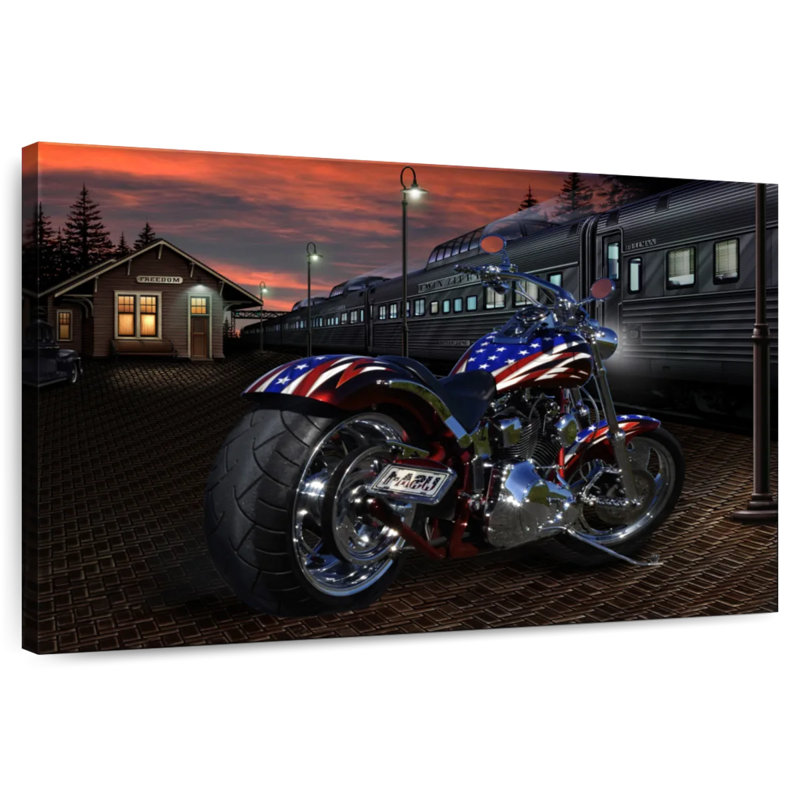 Mehar Custom Built Bike, 16" H x 24" W