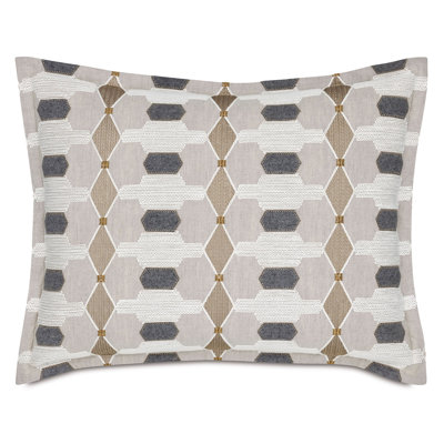 Levi Embroidered King Sham