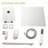 10 Inch Wall Mounted Square Shower In Brushed Nickel - Waterfall Tub Spout, 3 Function, Rainfall Shower, Handheld Implement System With Spout Nickel, Rain Handheld, Facility Kit-120951924
