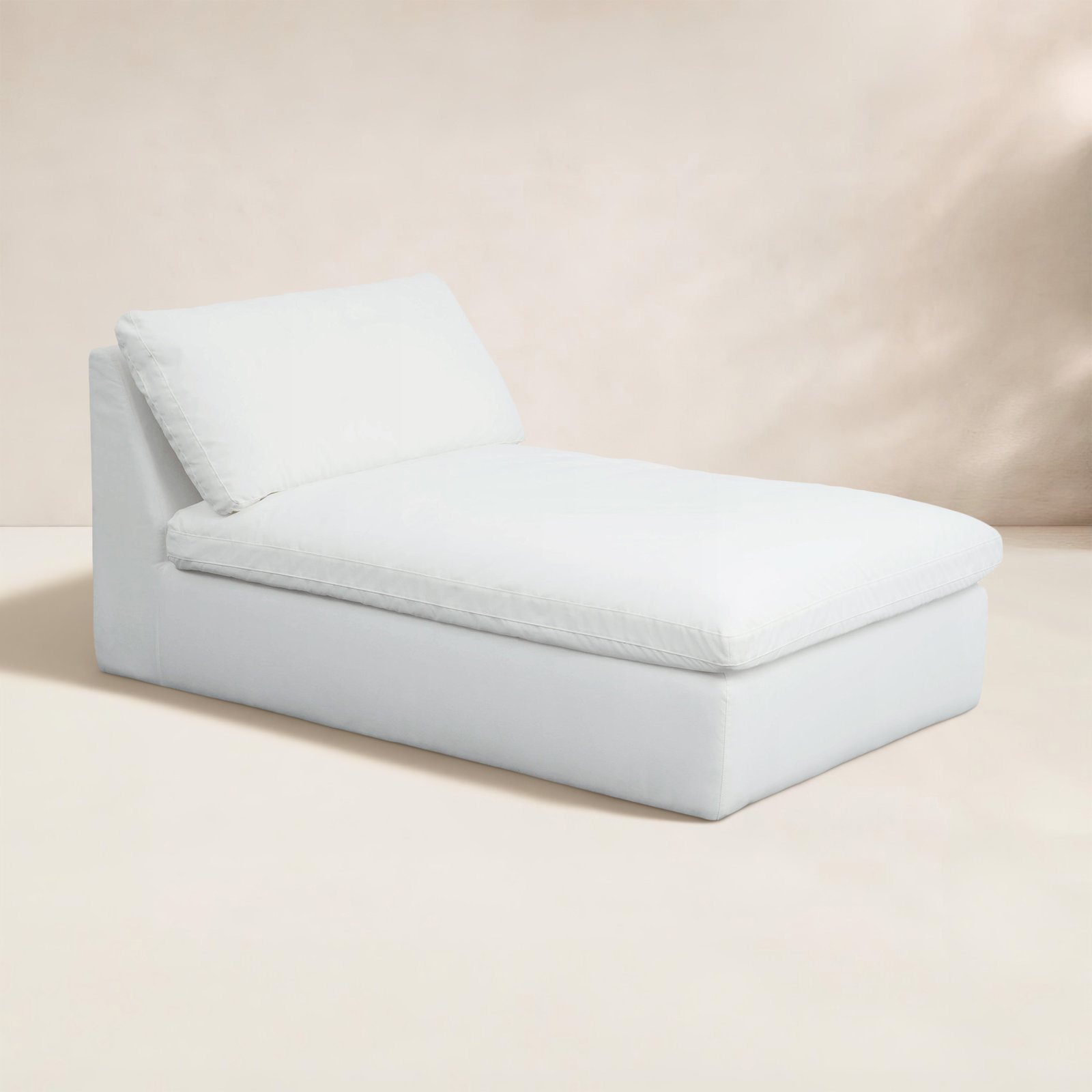 Wilkie 65" Patio Chaise Lounge, White