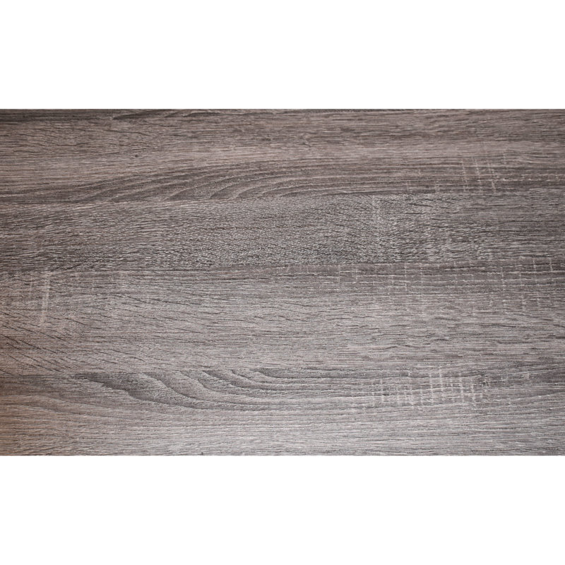 Très grand lit en bois gris moderne et pieds attrayants pour une chambre à coucher contemporaine