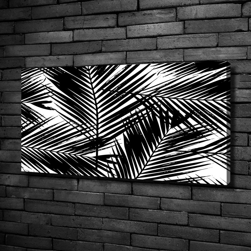 Leaves Of Palm - No Frame Print on Canvas