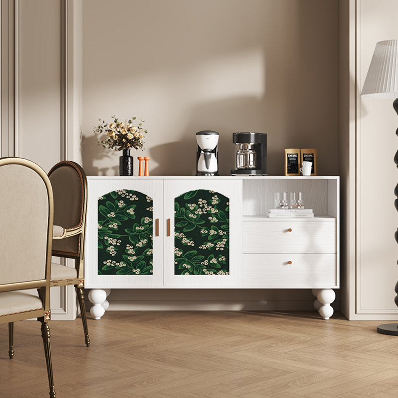 Buffet de luxe rétro de style américain, Blanc