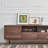 Simple solid wood TV stand
