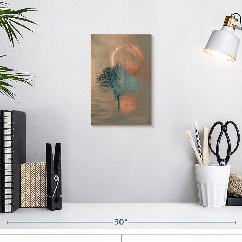 Kelan Blood Moon, 12" H x 8" W