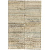 Geo Beach One-of-a-Kind 5'6" X 8'6" Hand Knotted Area Rug