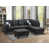Black Gray Linen