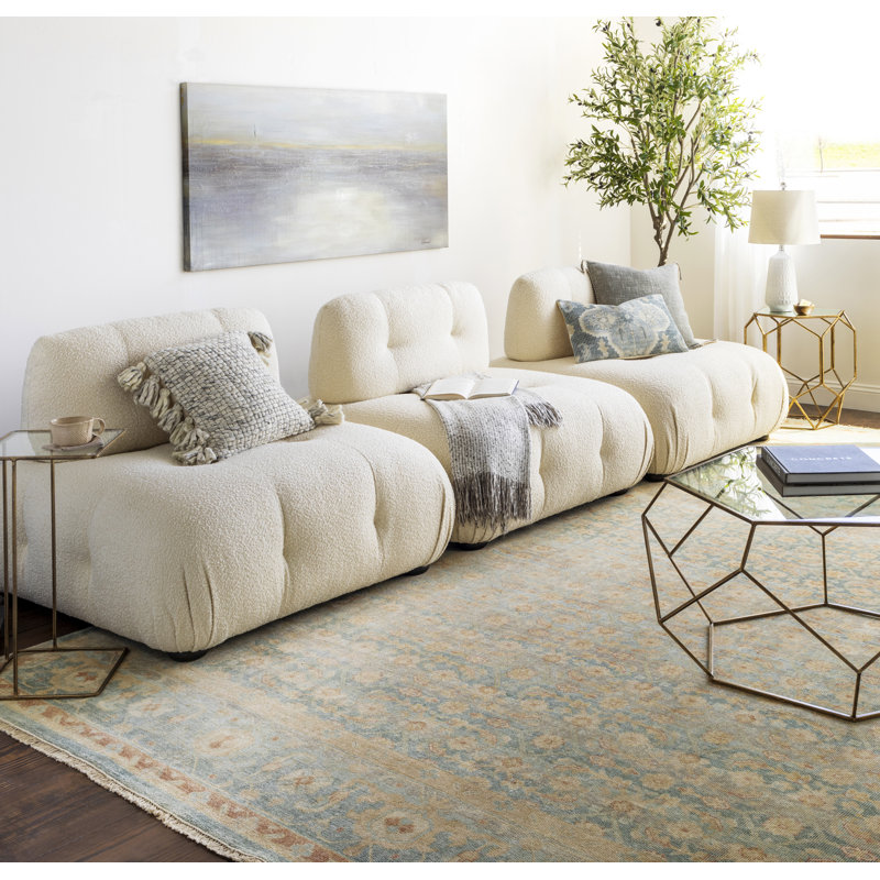 Bernabe Modern Modular Chair, Cream