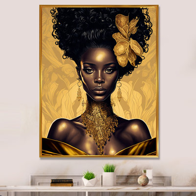 " Beautiful Retro African American Model III "