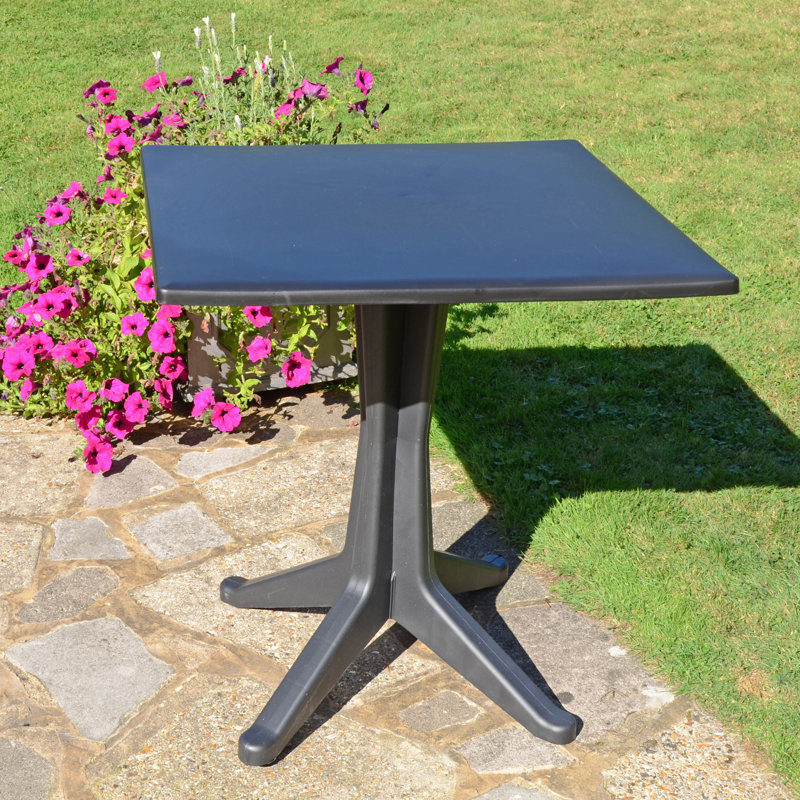 Ponente Patio Garden Table, Anthracite