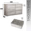 Commode 6 tiroirs avec grands tiroirs en tissu-507372417-507372419