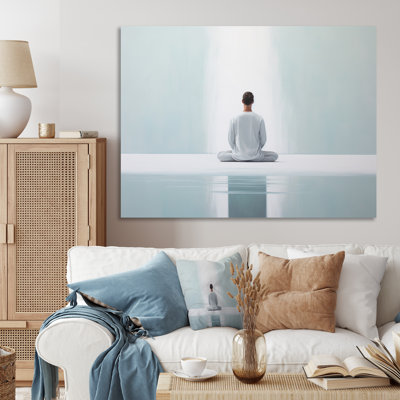 «White Meditation Harmony Of Mind» sur toile