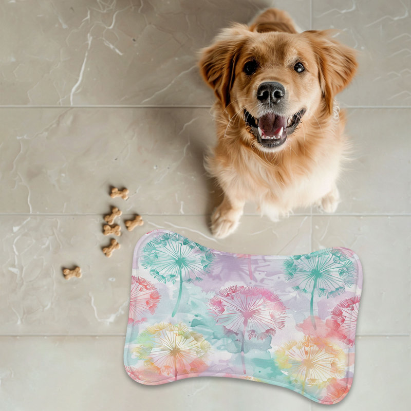 Dreamy Dandelion Motifs - Tapis d'alimentation en os 1 pièce
