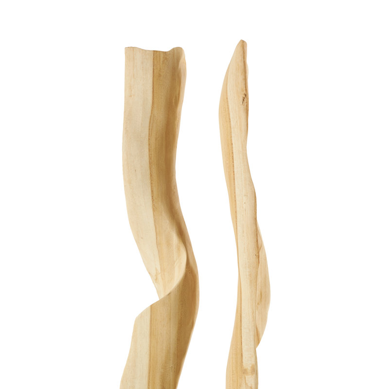 Sculpture en bois de teck à la main