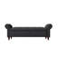 Banc de lit en tissu gris foncé-1771817446