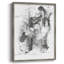 Graphite Abstract I Framed Print - Solid Wood-721573717