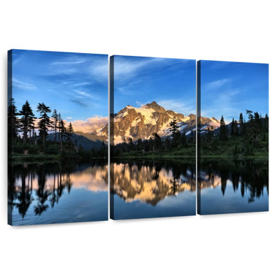 Mount Shuksan On Picture Lake