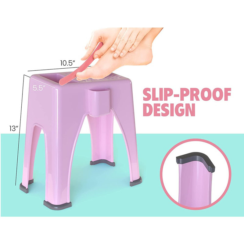 Shower Foot Rest 7 Inches, Plastic Pedicu...